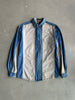 1980s PANELED DENIM LONG SLEEVE SHIRT