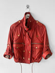 GUCCI - S/S 2009 ROLLED UP SLEEVE SOFT LEATHER BIKER JACKET