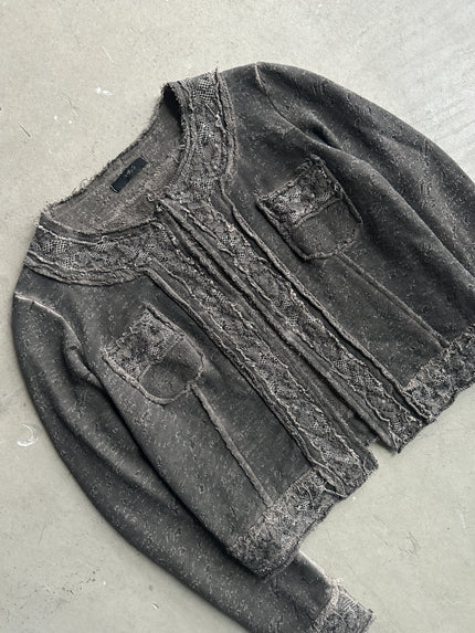 1990s OPEN CARDIGAN WITH SEQUIN DETAILS