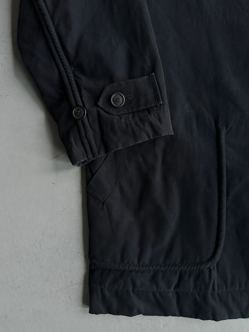 ISSEY MIYAKE - 1990s MIDI JACKET WITH CORDUROY COLLAR