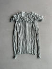 ISSEY MIYAKE - F/W 2000 BUBBLE PLEATED BUTTONED BLOUSE