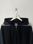 COMME DES GARÇONS - S/S 2025 MESH FRONT LONG ZIPPED HOODIE