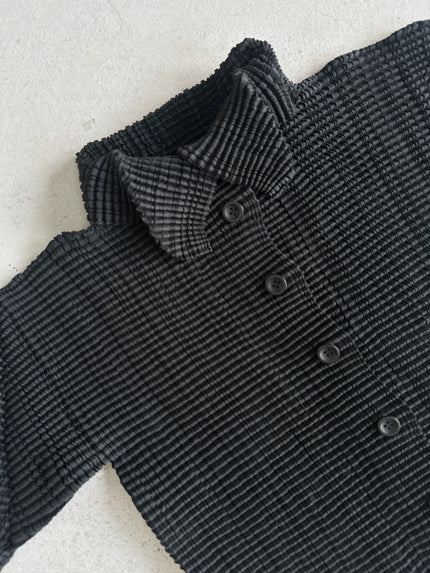 ISSEY MIYAKE - F/W 1999 PLEATED BUTTONED SHIRT