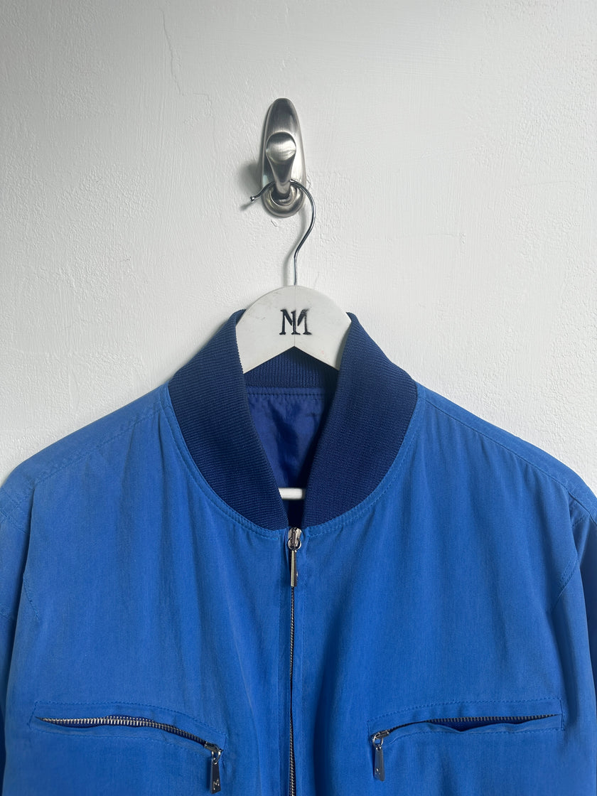 CLAUDE MONTANA - 1980s SILK BOMBER JACKET
