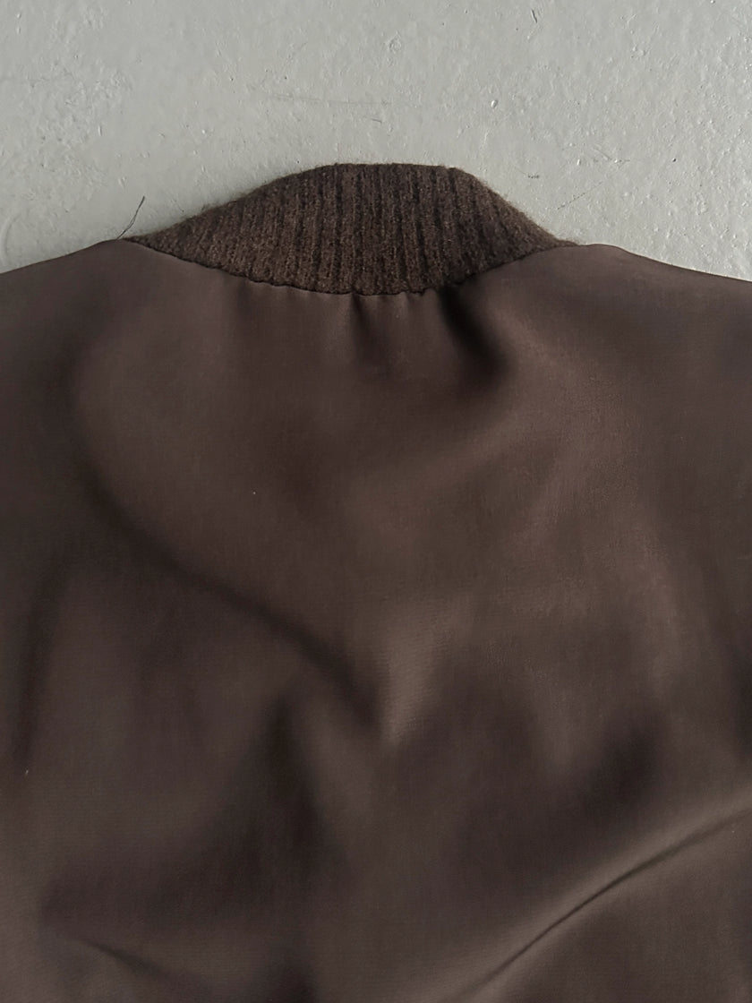 ISSEY MIYAKE - F/W 2007 ASYMMETRICAL RUFFLED FRONT LONG SLEEVE TOP