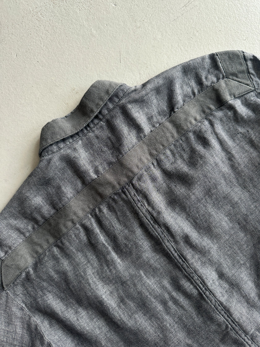 DRIES VAN NOTEN - 2000S BONDAGE LINEN SHIRT