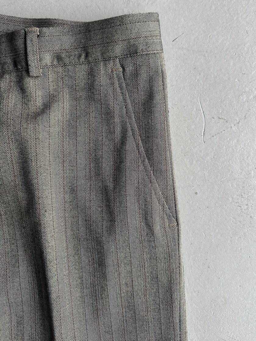 DANIELE ALESSANDRINI - 1990s STRAIGHT LEG TAILORED TROUSERS