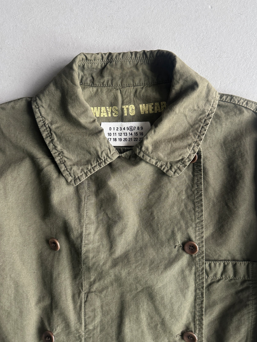 MARTIN MARGIELA - S/S 2003 3 WAYS TO WEAR BUTTONED JACKET