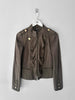 ARMANI - 2000s FITTED JACKET WITH RUFFLED FRONT