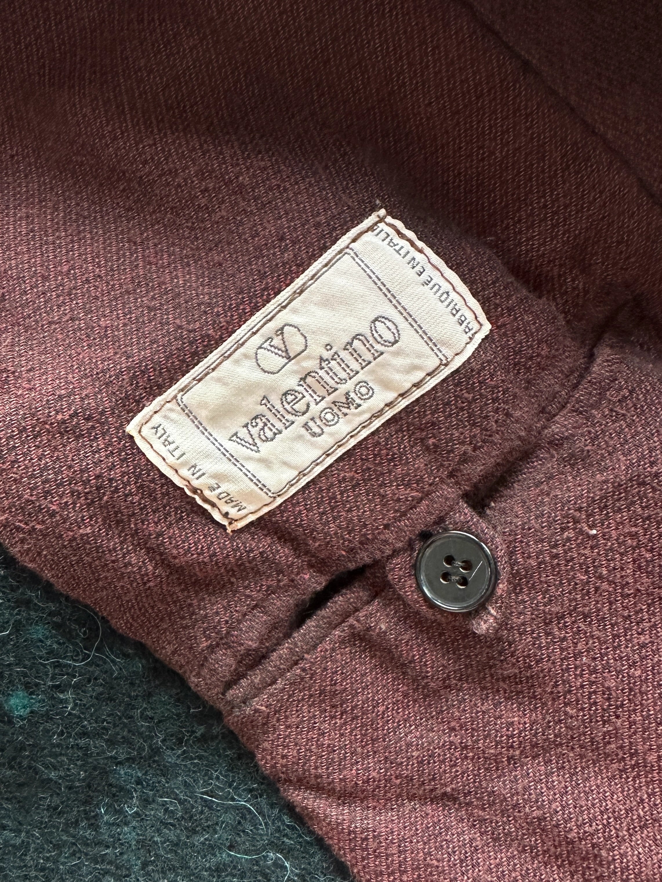 VALENTINO - 1980s BOXY FIT WOOL BOMBER JACKET