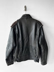 ITALIAN LABEL 1980s HEAVY LEATHER BOMBER JACKET
