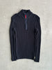 ARMANI JEANS - 1990s CHUNKY KNIT JUMPER