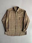 1990s RELAXED FIT CHENILLE LONG SLEEVE SHIRT