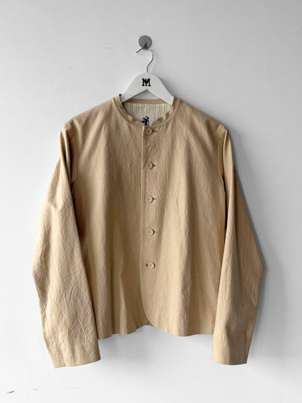 ISSEY MIYAKE HAI - 1980s COLLARLESS BLAZER