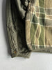 GIANFRANCO FERRÉ - 1980s FUR COLLAR PLAID JACKET WITH CONTRASTING NYLON SLEEVE