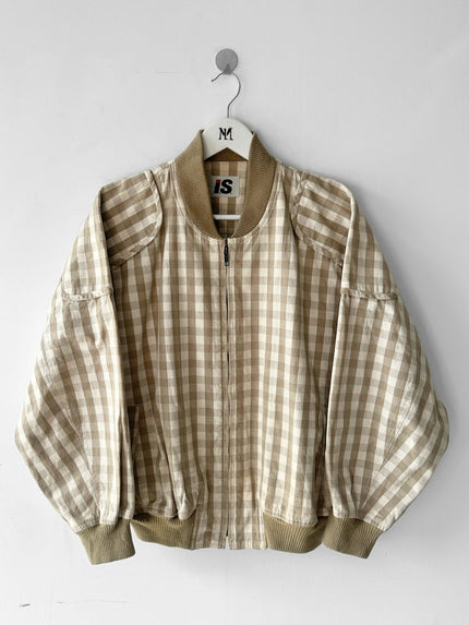 ISSEY MIYAKE IS X TSUMORI CHISATO - A/W 1984/85 CHECKED BOMBER JACKET