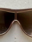GIANFRANCO FERRÉ - 2000s OVERSIZED SHIELD SUNGLASSES