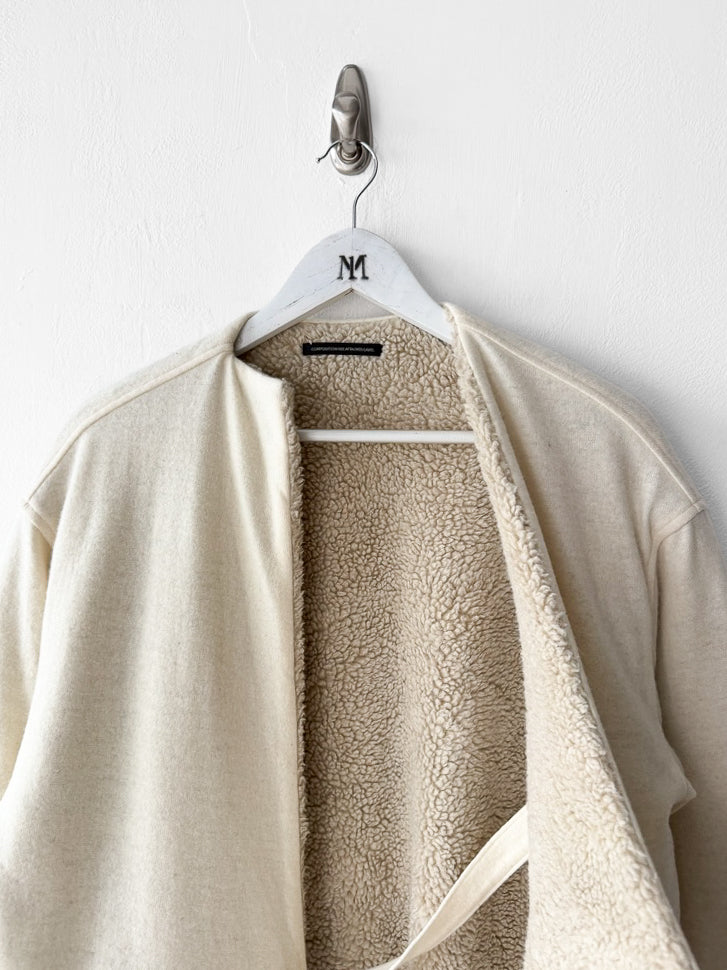 YOHJI YAMAMOTO Y'S  - F/W 2021 OPEN FRONT REVERSIBLE WOOL COAT
