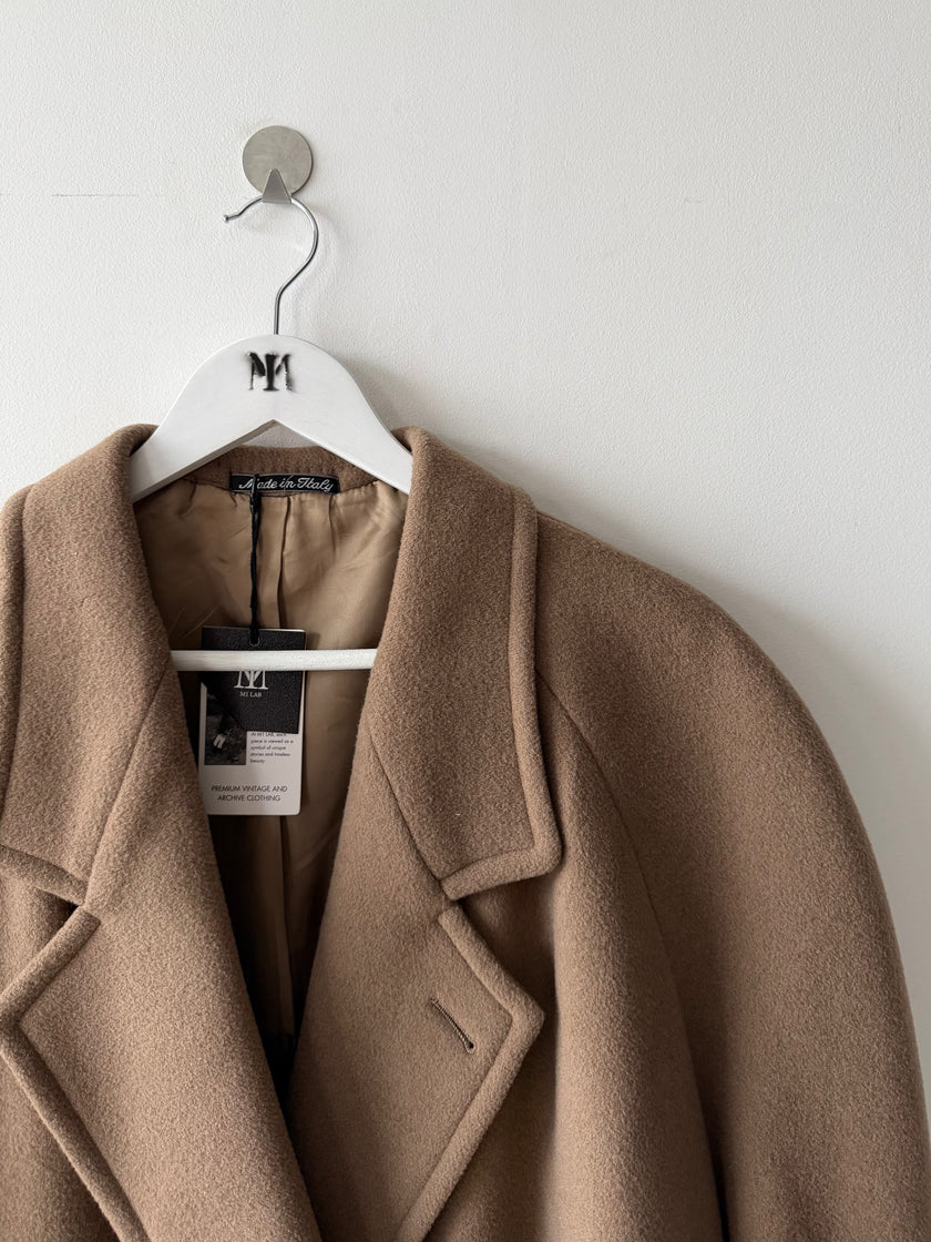 EMPORIO ARMANI - early 1980s DROPPED SHOULDERS LONG COAT