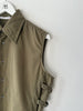 DANIELE ALESSANDRINI - early 2000s VEST SHIRT WITH SIDE BUCKLE STRAPS