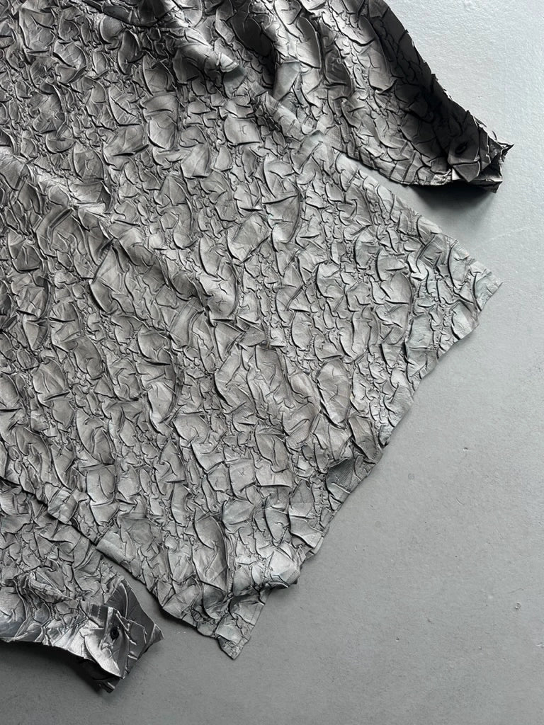 YOSHIYUKI KONISHI - 1990s 3D METALLIC LONG SLEEVE SHIRT