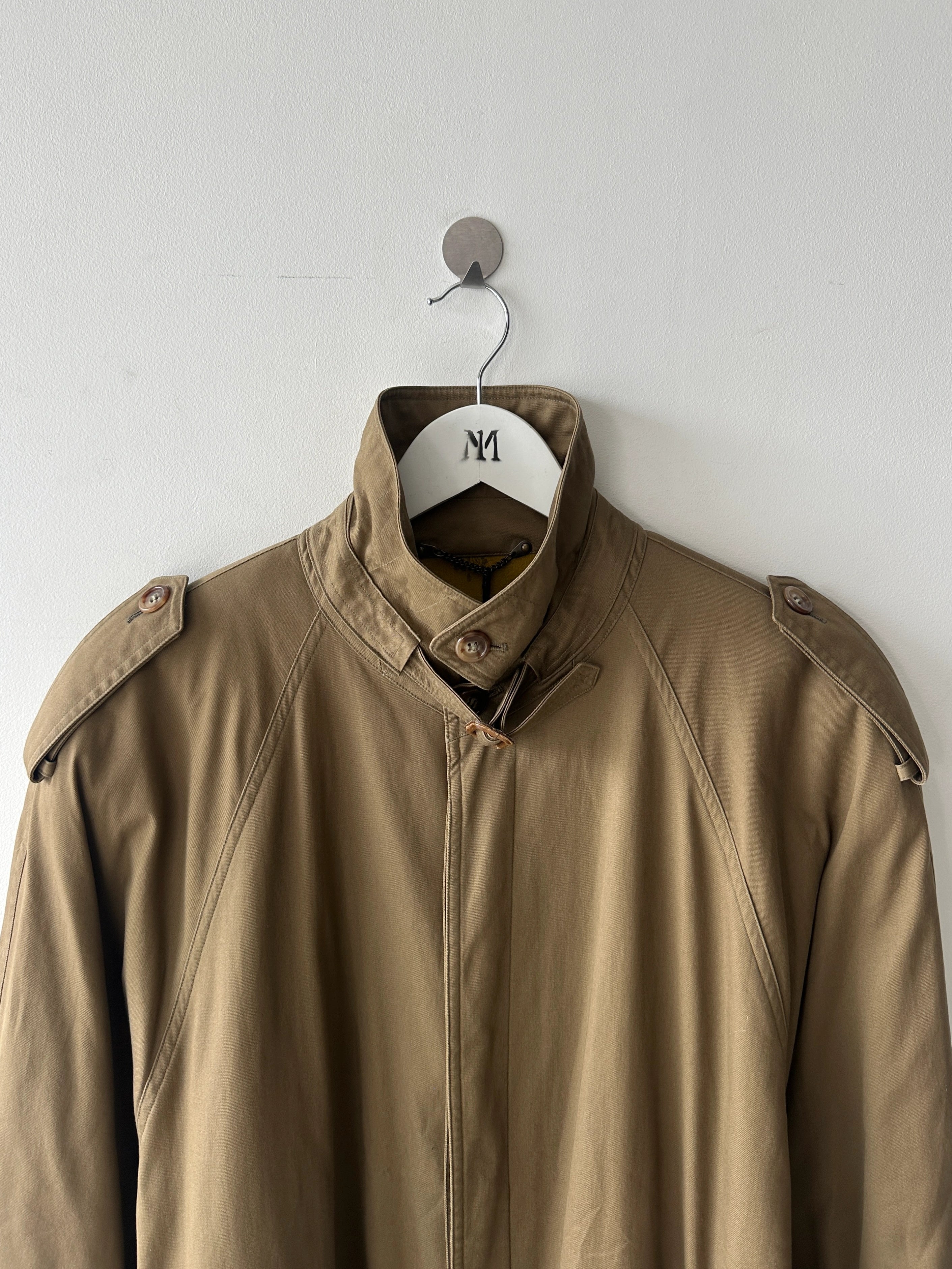 ITALIAN LABEL 1990s BELTED TRENCH COAT