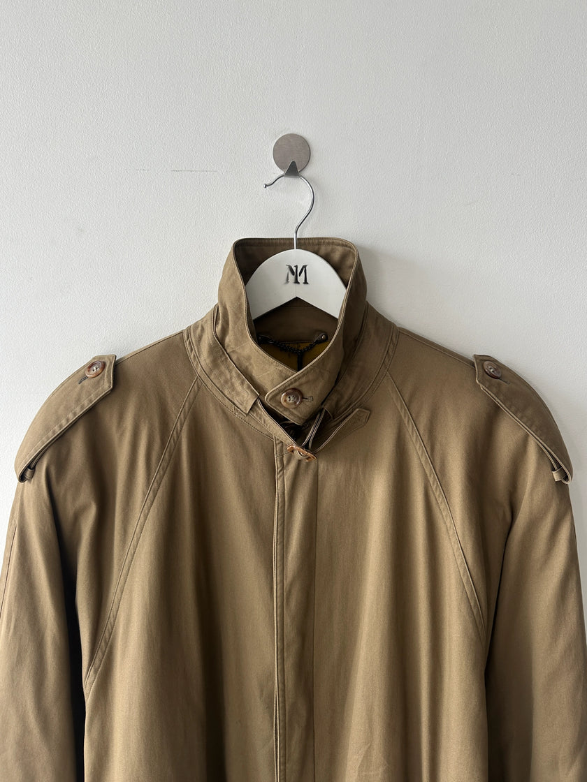 ITALIAN LABEL 1990s BELTED TRENCH COAT