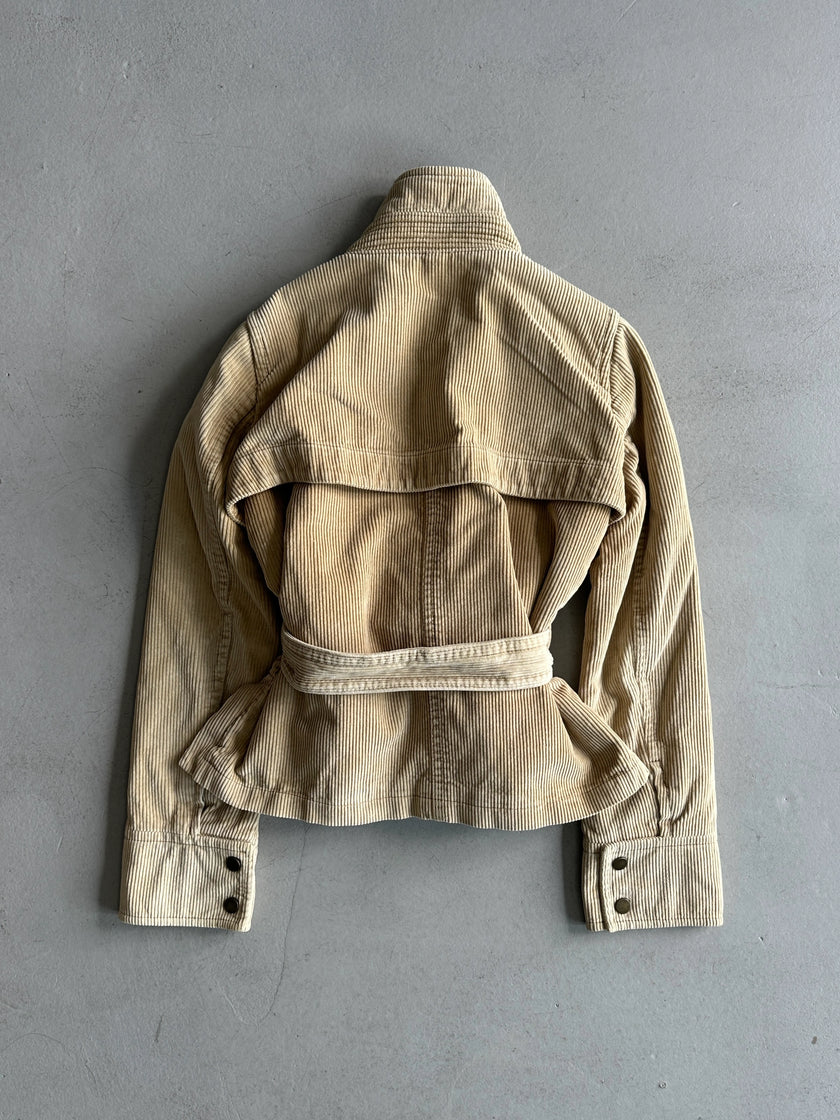 DSQUARED2 - F/W 2004 CORDUROY BELTED MULTI POCKET JACKET