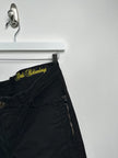 DIRK BIKKEMBERGS - early 2000s BIKER TROUSERS WITH ZIP DETAILS