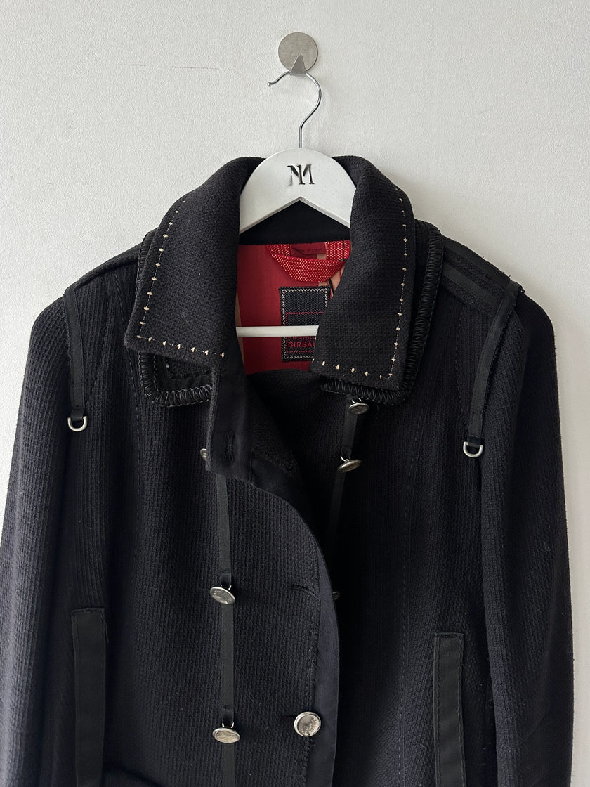 MARITHÉ + FRANÇOIS GIRBAUD - F/W 2006 DOUBLE BREASTED TEXTURED WOOL JACKET