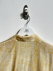 ESCADA - 1980s SILK BLOUSE WITH SIDE TIE CLOSURE
