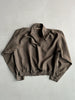 PLANTATION ISSEY MIYAKE - 1980s DRAPED COLLAR BOXY FIT BLOUSE