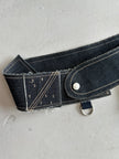 MARITHÉ + FRANÇOIS GIRBAUD - 2000s DENIM BELT WITH POUCH BAG