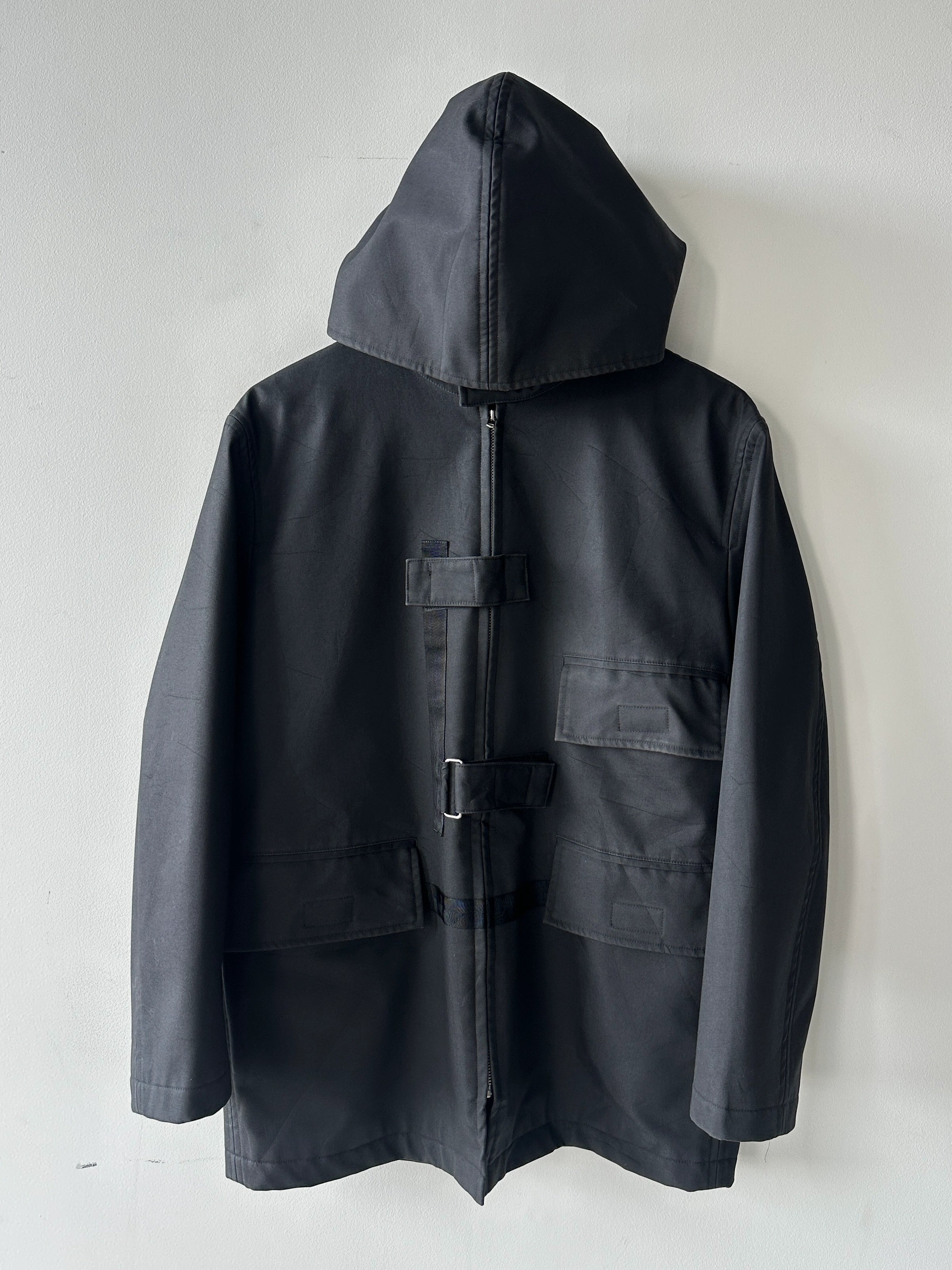 JAPANESE LABEL - early 2000s TECHNICAL JACKET WITH VELCRO STRAP DETAILS