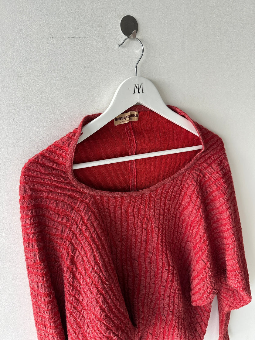 ISSEY MIYAKE - 1980s SCULPTURAL LONG SLEEVE TOP