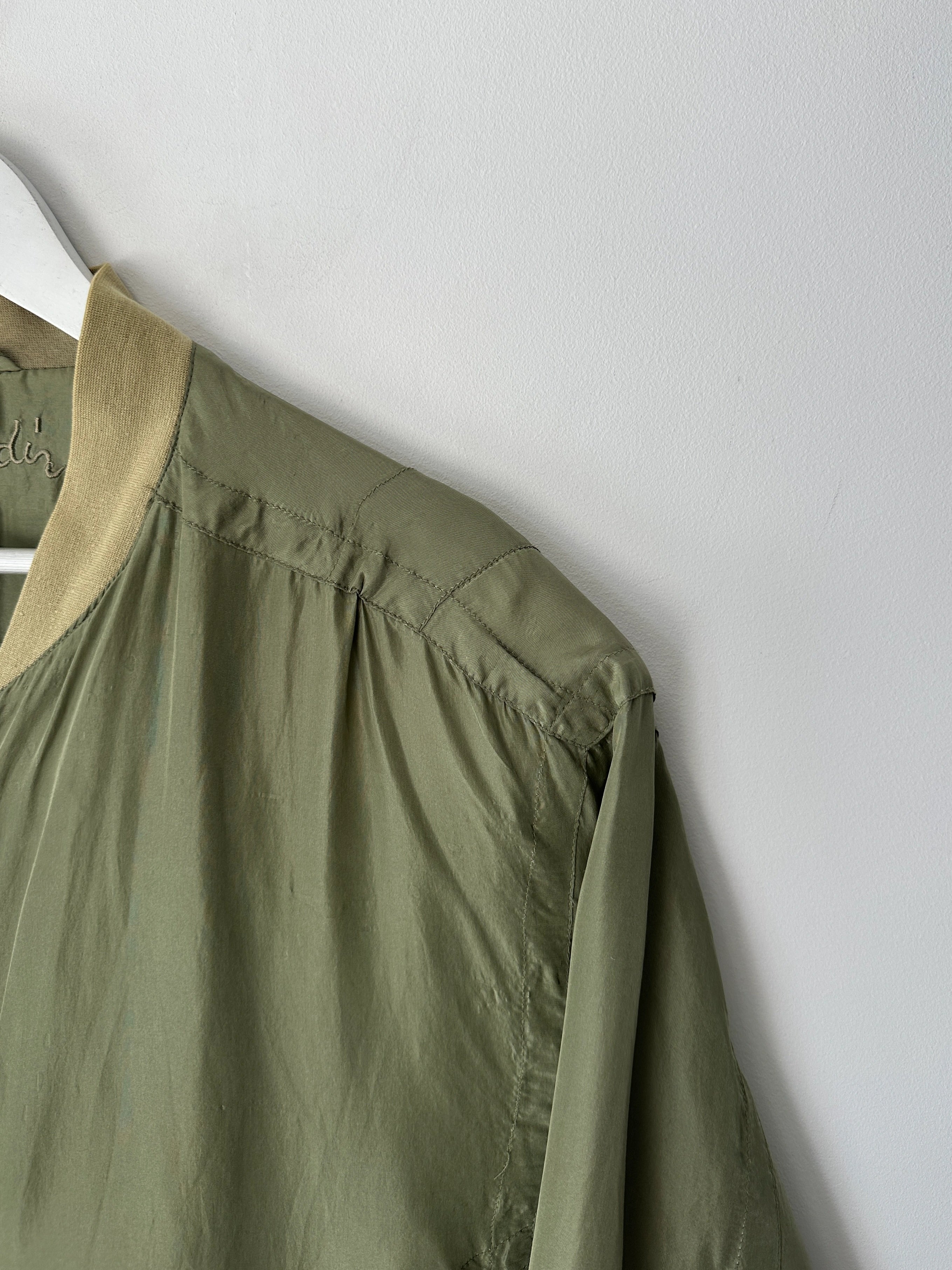 PIERRE CARDIN - 1990s SILK BOMBER JACKET