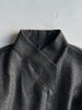 MARITHÉ + FRANÇOIS GIRBAUD - 2000s KIMONO ZIPPED CARDIGAN  WITH LAYERED SLEEVE