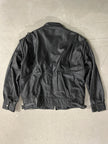 1980s DOUBLE LAYER LEATHER BIKER JACKET