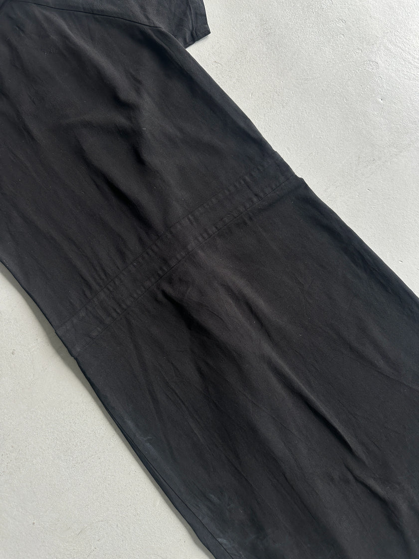 COMME DES GARÇONS TRICOT - 2000s COLLARED MAXI DRESS