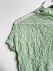 ISSEY MIYAKE PERMANENTE - S/S 1989 SHORT SLEEVE CRINKLED TOP