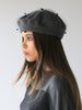 EMPORIO ARMANI - 2000s BERET WITH DOT VEIL NETTING