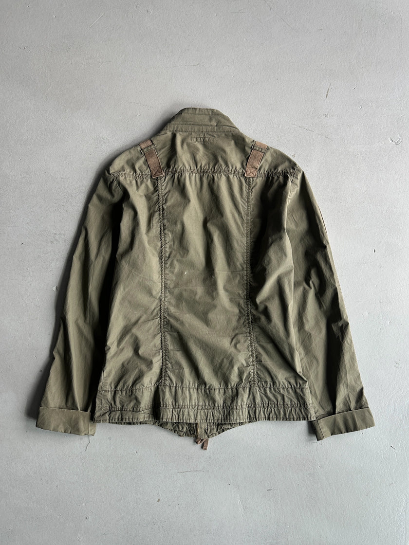2000s CARGO JACKET WITH STRAPS DETAIL
