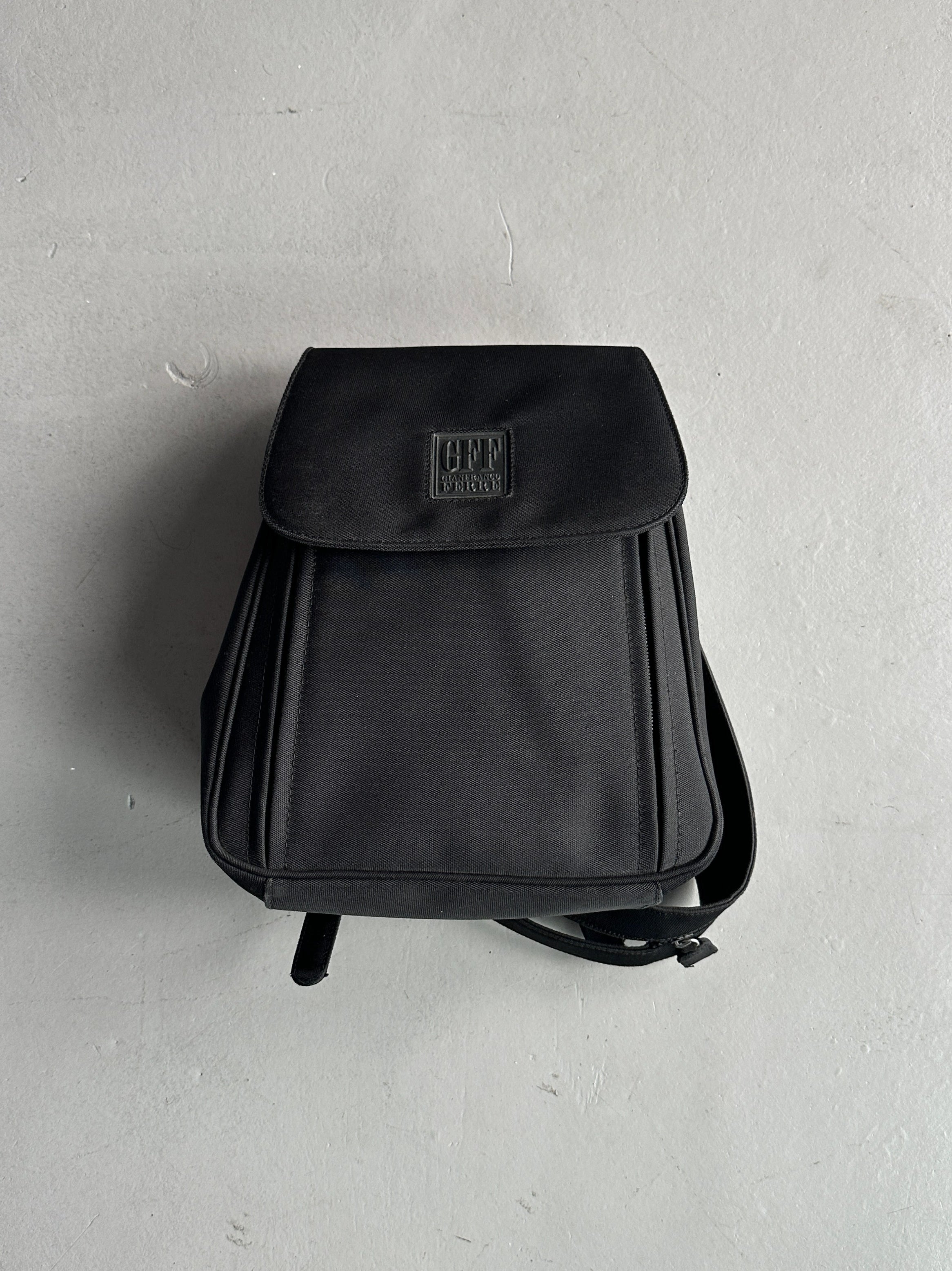 GIANFRANCO FERRÉ - 1990s ZIPPABLE STRAPS BACKPACK