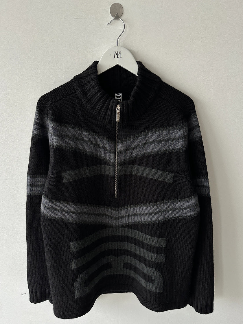 BIKKEMBERGS - F/W 2006 TURTLENECK CHUNKY KNIT JUMPER