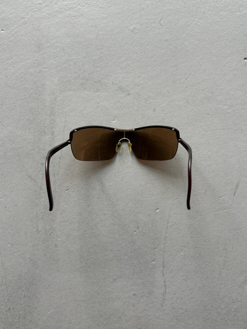 MAX MARA - 2000s SHIELD SUNGLASSES