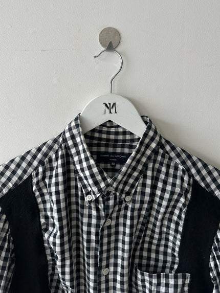 COMME DES GARÇONS HOMME - A/W 2008 RUCHED FRONT GINGHAM SHIRT