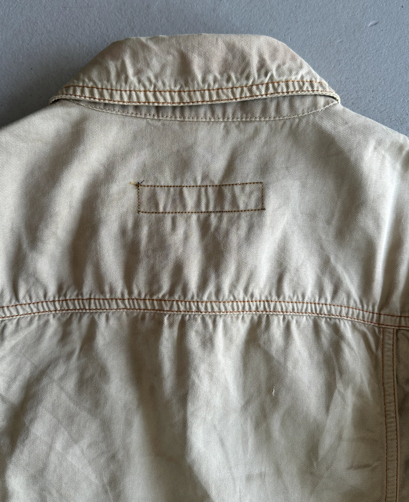 GIANFRANCO FERRÉ GF - 1990s DOUBLE BUTTON FRONT LIGHT JACKET