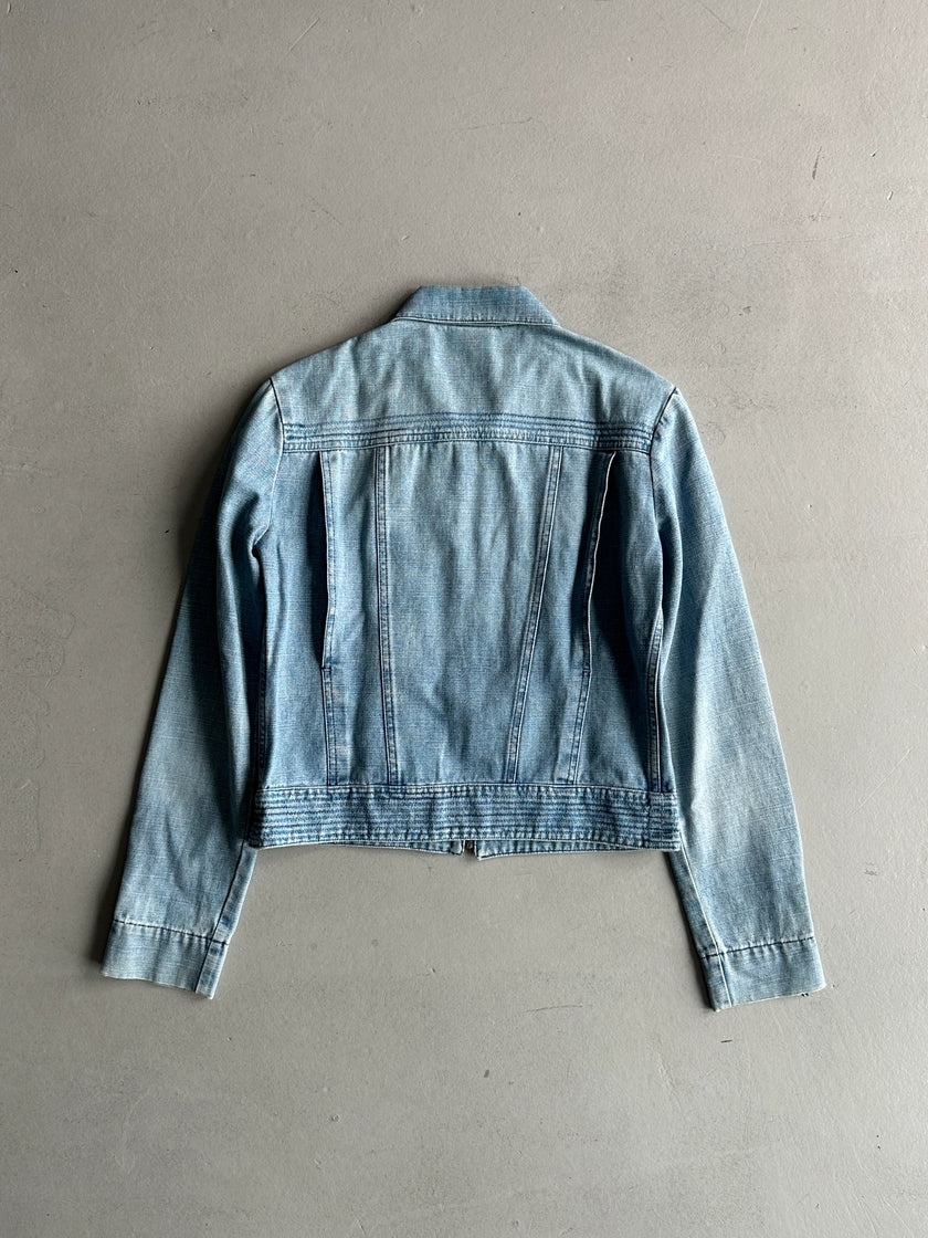 VERSACE JEANS COUTURE - 2000s CROP FIT DENIM JACKET