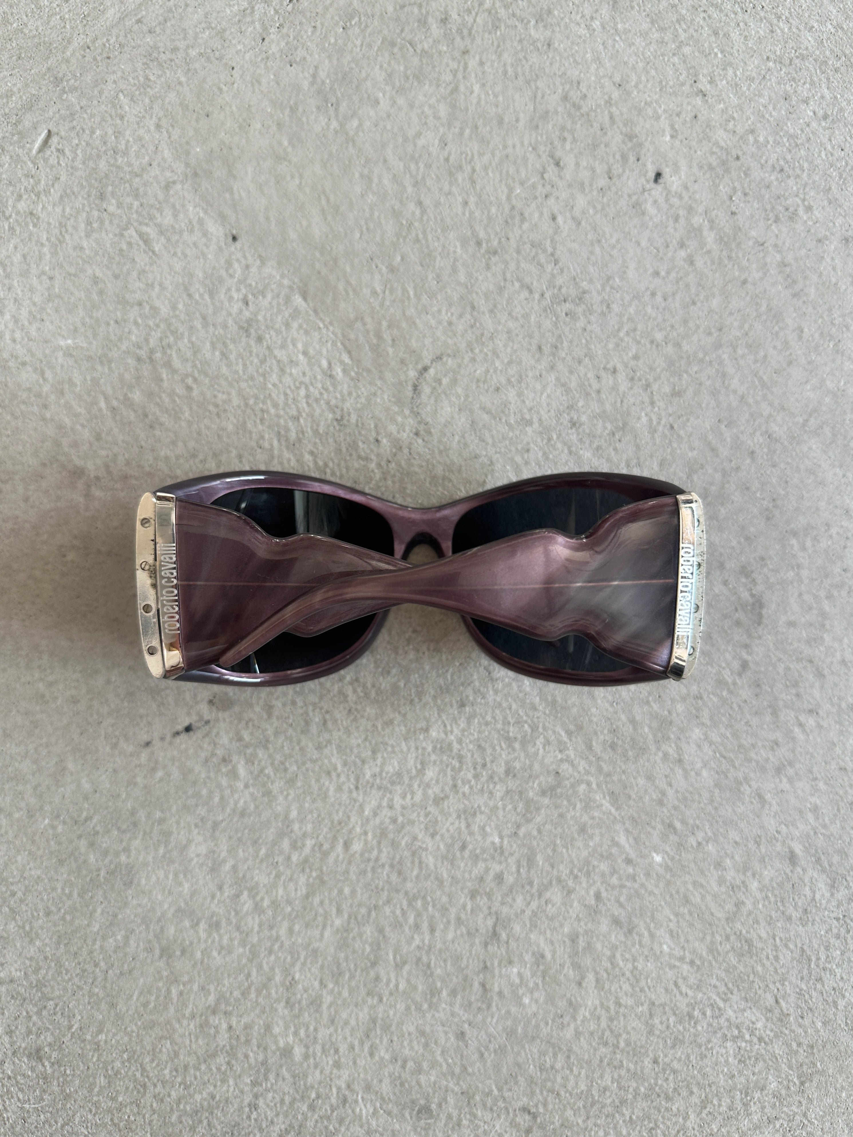 ROBERTO CAVALLI  - 2000s WRAP AROUND MASK SUNGLASSES