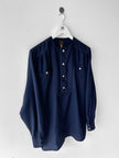 TRUSSARDI - 1980s RELAXED BLOUSE WITH PIPING DETAILS